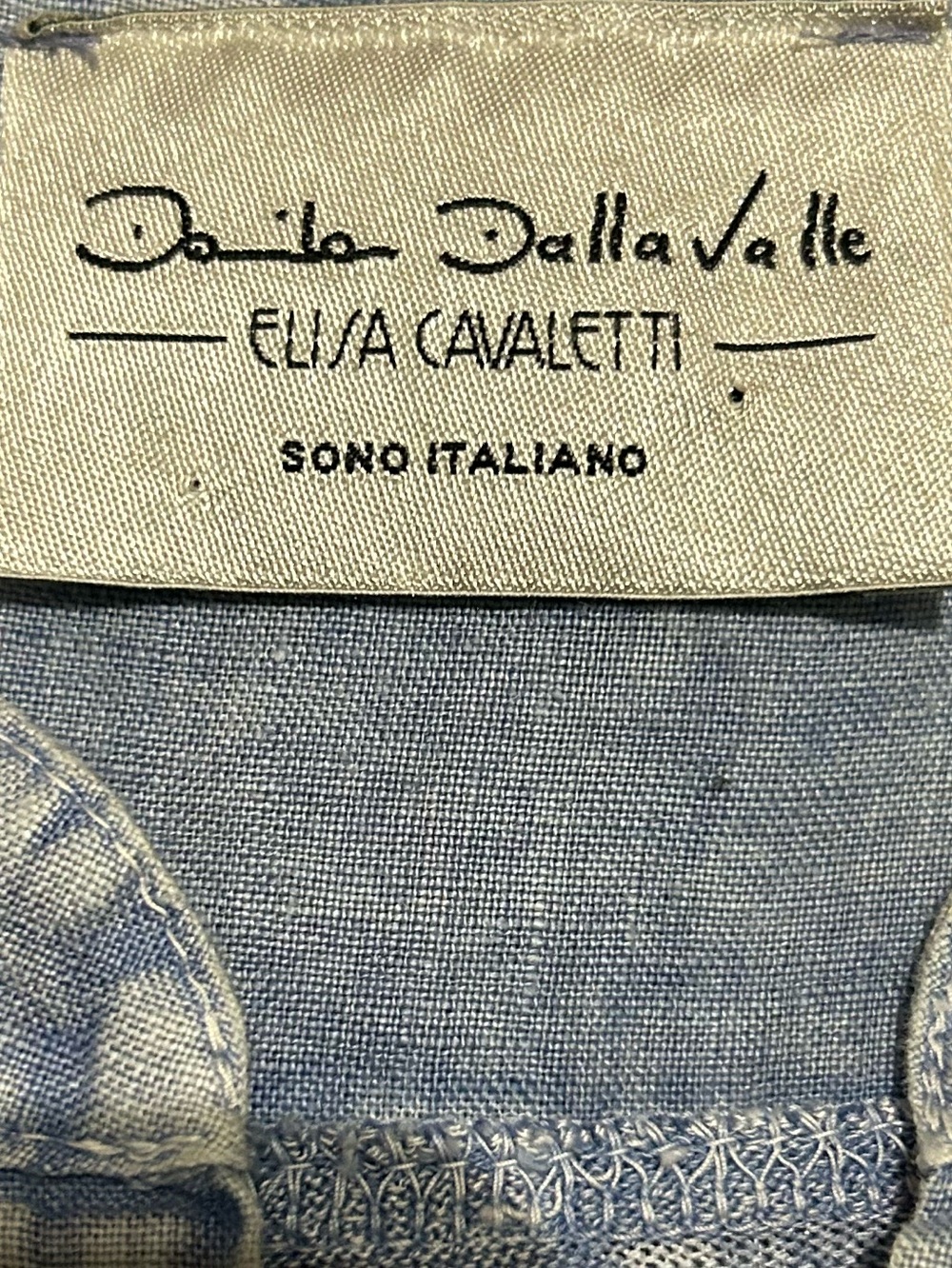 Elisa Cavaletti Girls' Blue Denim Tunic with Embellishment - Picture 4 of 7